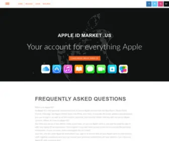 Appleidmarket.us(Apple id market) Screenshot