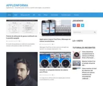 Appleinforma.com(Actualidad, guías, rumores y opinión sobre Apple y sus productos) Screenshot