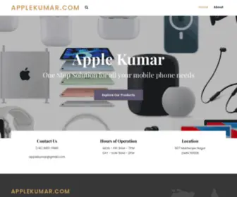 Applekumar.com(Mobile Phones and Accessories in Delhi) Screenshot