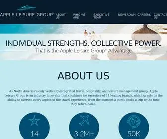 Appleleisuregroup.com(Apple Leisure Group) Screenshot
