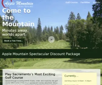 Applemountaingolfresort.com(Apple Mountain Golf Resort) Screenshot