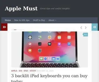 Applemust.com(Apple Must) Screenshot
