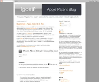 Applepatent.com(Applepatent) Screenshot