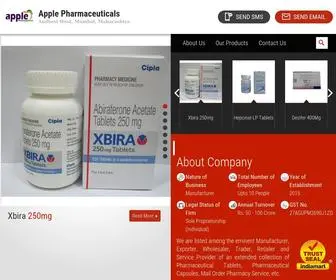 Applepharmaceuticals.com(Apple Pharmaceuticals) Screenshot