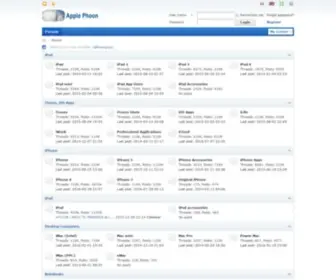 Applephoon.com(Apple Phoon Forum) Screenshot