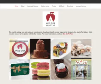 Applepiebakerycafe.com(CIA Apple Pie Bakery Café) Screenshot