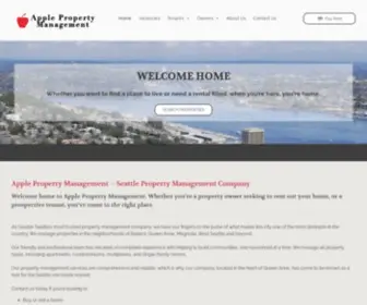 Applepropertymanagement.com(Apple Property Management) Screenshot