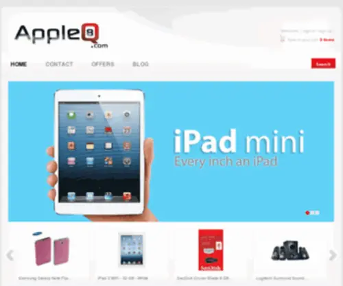 Appleq8.com(Apple's eStore in Kuwait) Screenshot