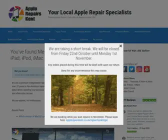 Applerepairskent.co.uk(Repairing Apple iPhones) Screenshot