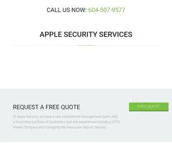 Applesecurity.ca(Apple Security) Screenshot