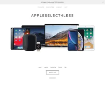 Appleselect4Less.com(Home) Screenshot