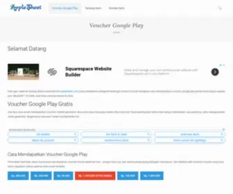 Applesheet.com(Voucher Google Play Gratis) Screenshot