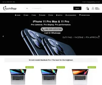 Appleshop.com.pk(Apple Shop & Display Center in Pakistan) Screenshot