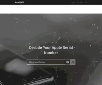 Applesn.info(Check Apple SN/IMEI) Screenshot