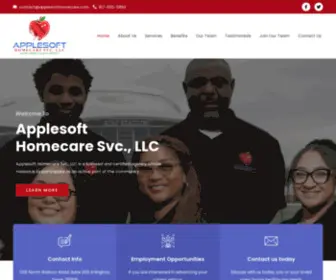 Applesofthomecare.com(Just another WordPress site) Screenshot