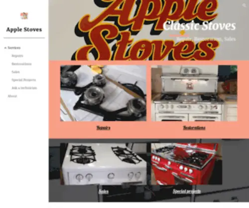 Applestoves.com(Applestoves) Screenshot