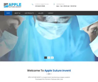 Applesutures.com(Apple Suture Invent) Screenshot