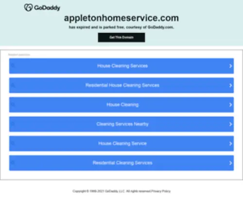 Appletonhomeservice.com(Appletonhomeservice) Screenshot
