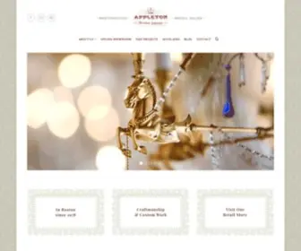 Appletonlighting.com(Restoration and Sale of Antique Lighting) Screenshot