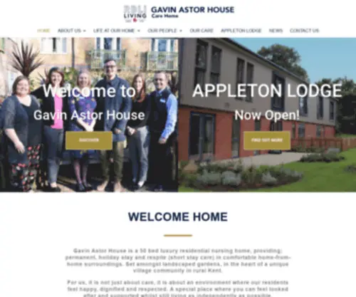 Appletonlodgecarehome.co.uk(Gavin Astor House) Screenshot