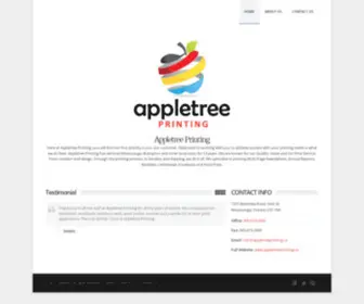 Appletreeprinting.ca(Appletree Printing) Screenshot