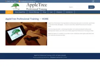 Appletreetraining.com(AppleTree Professional Training) Screenshot