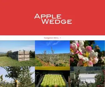 Applewedge.com(AppleWedge Packers and Cider) Screenshot