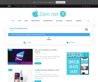 Applezein.net(Blog Apple N.1 in Italia per utenti iPhone ed iPad) Screenshot