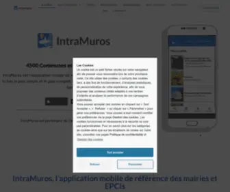 Appli-Intramuros.fr(4500 mairies adhérentes) Screenshot