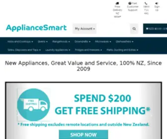 Appliance-Smart.co.nz(Great deals on kitchen appliances at ApplianceSmart) Screenshot