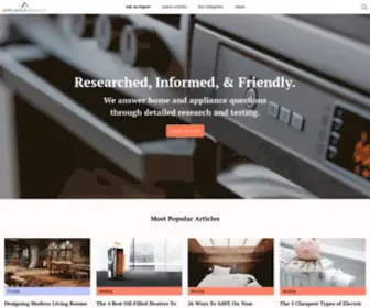 Applianceanalysts.com(Appliance Analysts) Screenshot