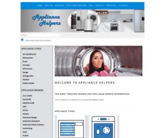 Appliancehelper.net(Appliance Helpers) Screenshot