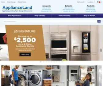 Applianceland.com(Appliance land) Screenshot