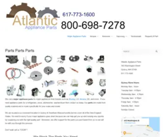 Appliancepartsnewengland.com(Appliance Parts) Screenshot