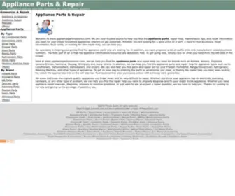 Appliancepartsresource.com(Appliance Parts & Appliance Repair from Phools Guide) Screenshot