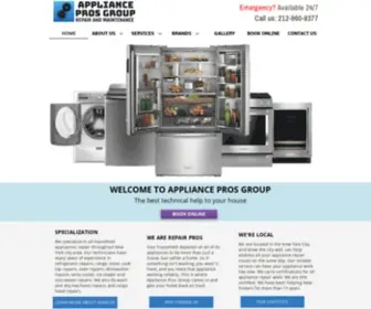 Applianceprosgroup.com(Appliance Pros Group) Screenshot