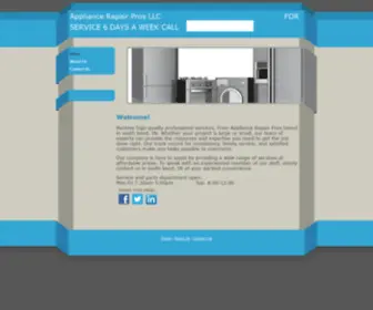 Appliancerepairsouthbend.com(Appliance Repair Pros LLC South Bend) Screenshot