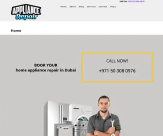 Appliancerepairuae.com(Appliance Repair UAE) Screenshot