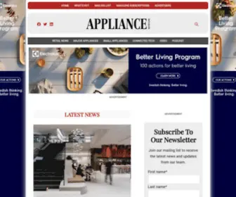 Applianceretailer.com.au(Electronics & Whitegoods News) Screenshot