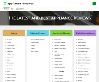 Appliancereviewer.co.uk(Appliance Reviewer) Screenshot