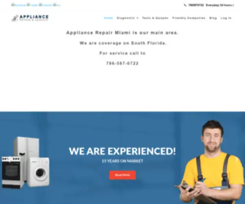 Appliancescare.com(Appliance Repair Miami and Broward) Screenshot