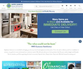 Appliancesolutionstulsa.com(Appliance Solutions) Screenshot