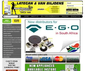 Appliancespares.co.za(LVB) Screenshot