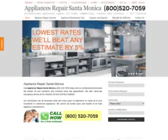 Appliancesrepairsantamonica.com(Appliance Repair Santa Monica) Screenshot