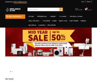 Appliancestar.co.nz(NZ Leading Appliance Store) Screenshot