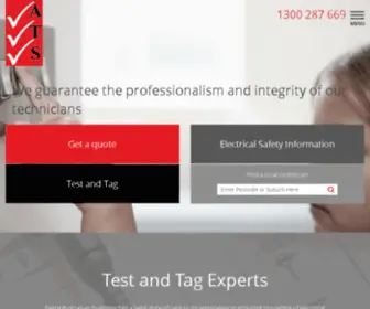 Appliancetaggingservices.com.au(Electrical Testing and Tagging Experts in Australia) Screenshot