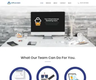 Applicado.com(Mobile apps & mobile websites marketing for small businesses) Screenshot