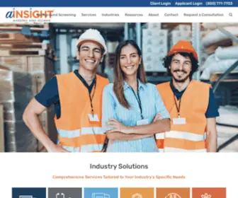 Applicantinsight.com(Employee Background Screening) Screenshot