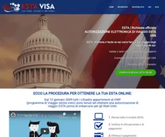 Application-Esta.us(ESTA (Autorizzazione elettronica di viaggio per gli USA)) Screenshot