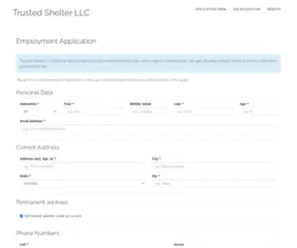 Application-Form.pro(Trusted Shelter LLC) Screenshot